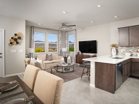 Albany Living Area and Dining Room