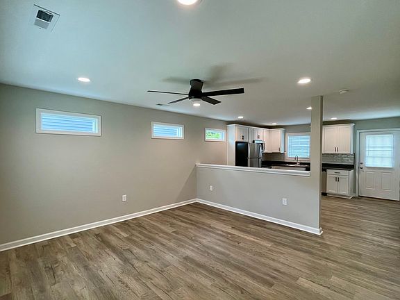 Open, airy floor plan