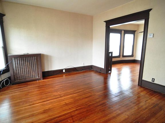 Living Room. Trim has since been painted white.