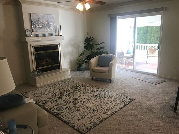 Sliding door to deck.