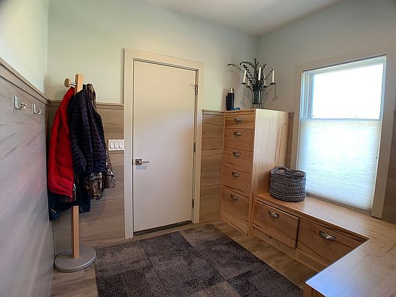 Mud room off garage