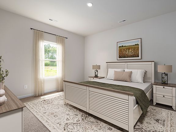 Enjoy the morning sunshine in the master bedroom