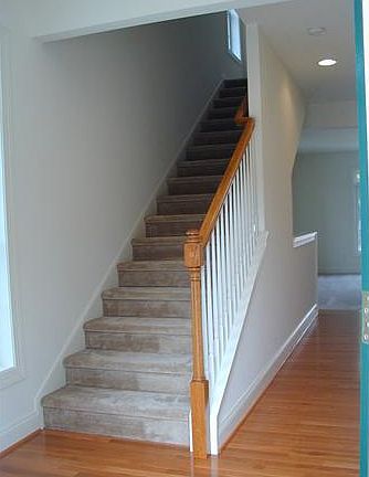 Entry foyer with hardwood floors