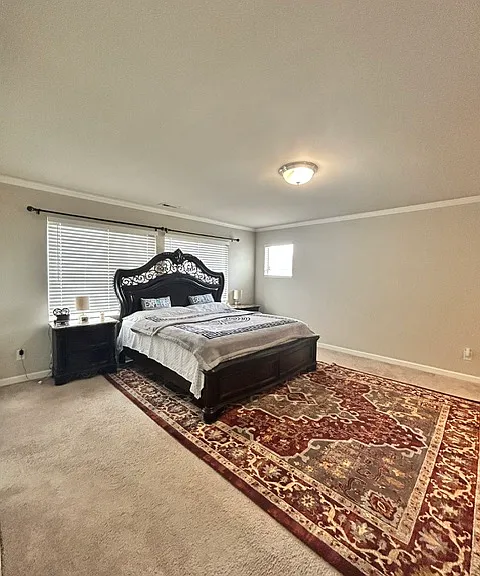 Master bedroom suite