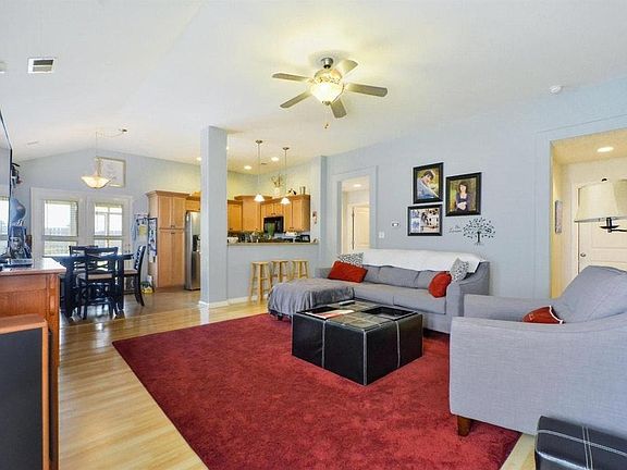 Open concept floor plan