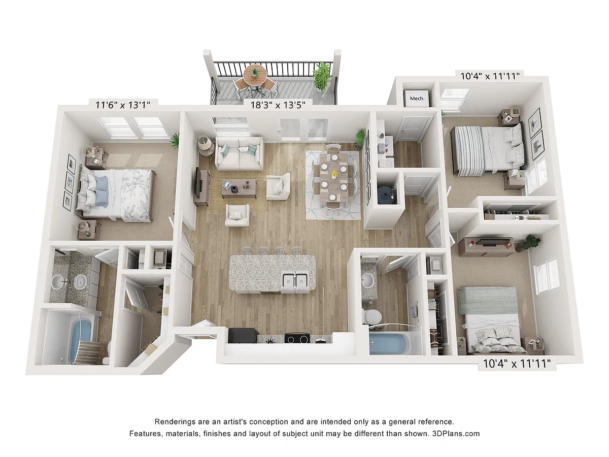 Floor plan C1