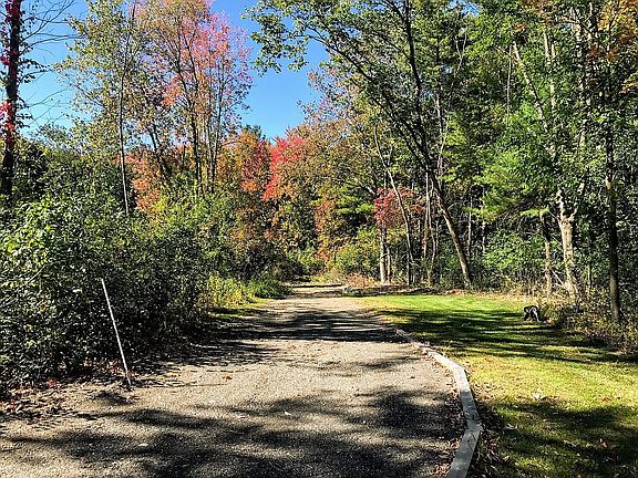 Driveway temporarily stubbed