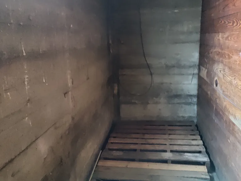 private storage unit in the basement