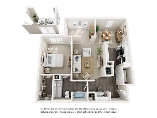 Floor plan A8 - Monticello