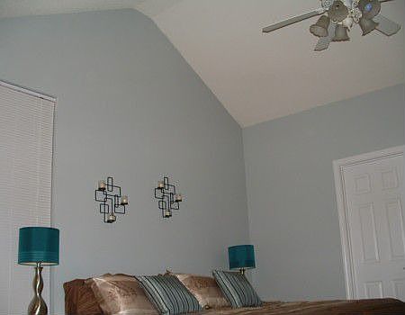 Extra large master with cathedral ceiling.