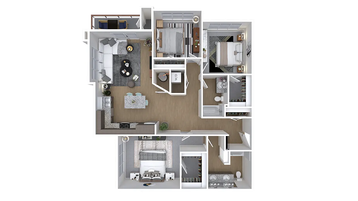 Floor plan 3X2-1452
