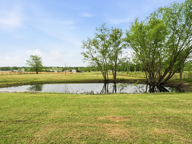 Private pond & mature trees