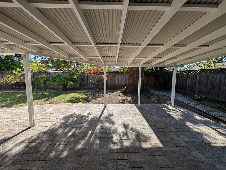 Patio, from family room door.