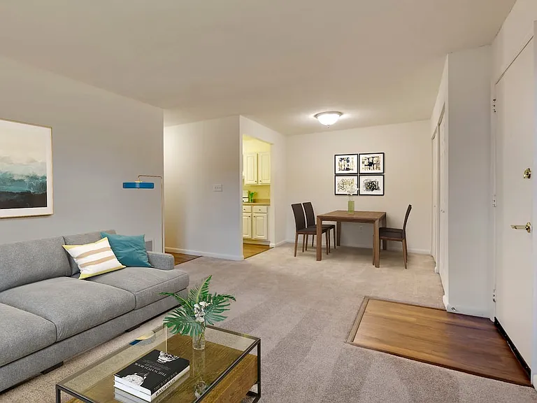 Living and dining area