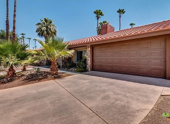 Attached two-car garage