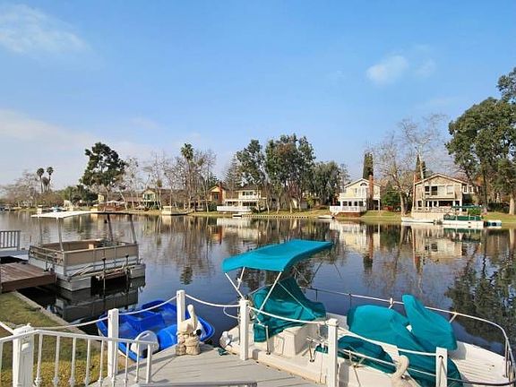 Private boat dock.