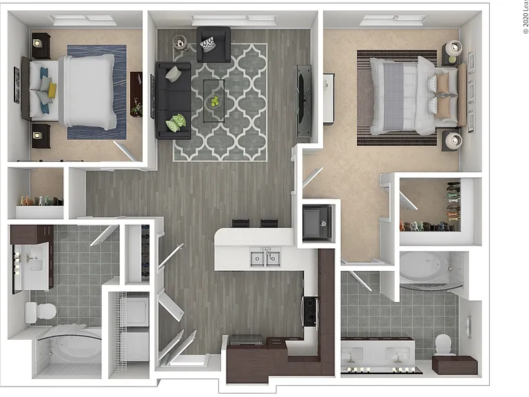 Two Bedroom Apartment at Argon