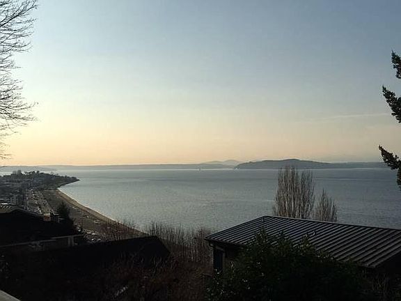 View of Alki and water from your private deck!
