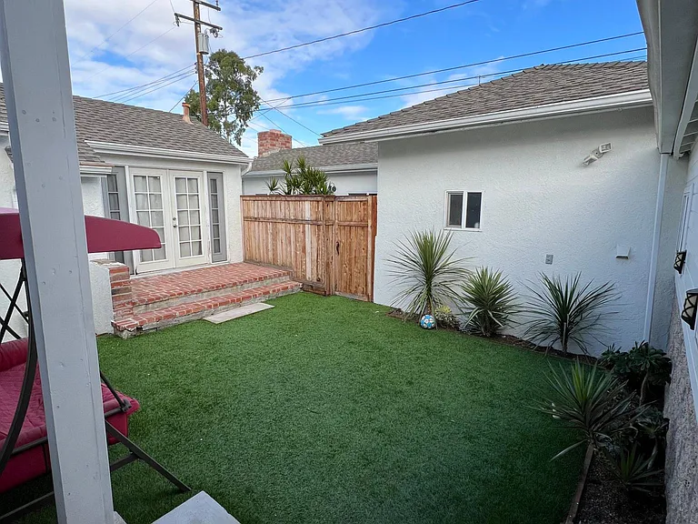 Backyard with Artificial Grass