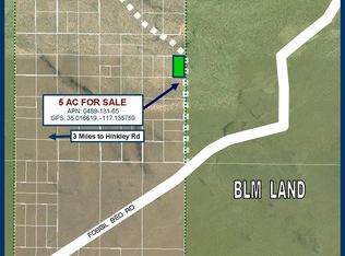 Fossil Bed Rd, Hinkley, CA 92347