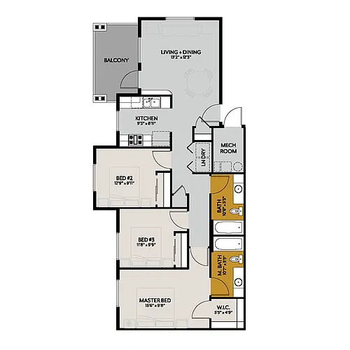 Floor plan C2A