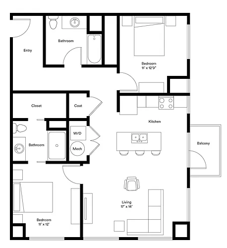 Floor plan The Tower B5