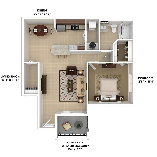 Floor plan Coastal South 1