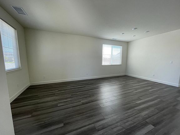 Living room and dining area