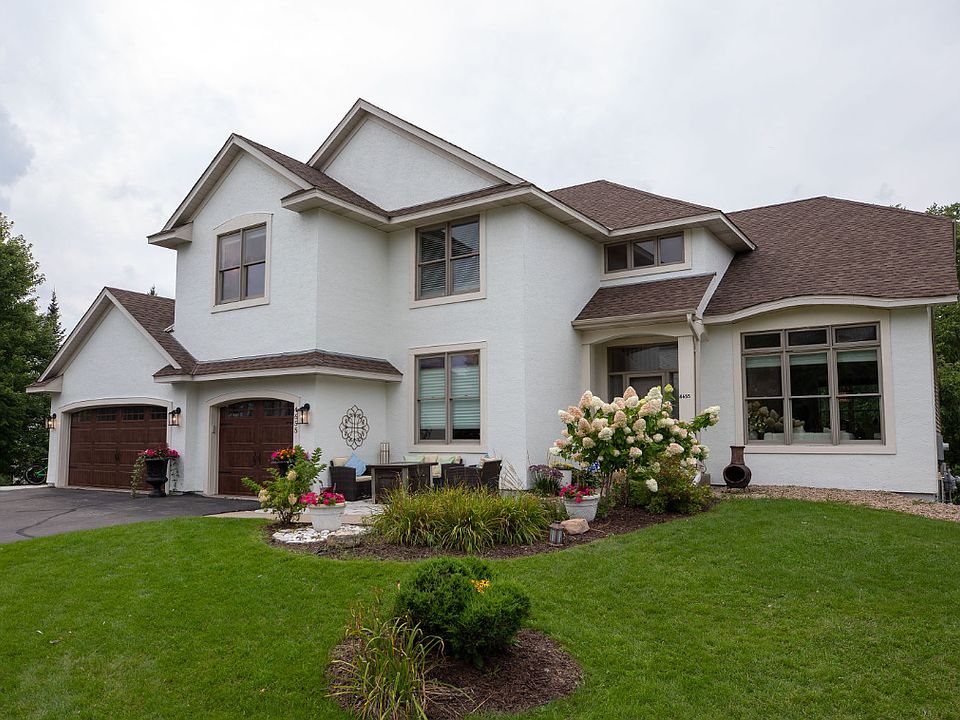 Beautiful landscaping in the spring