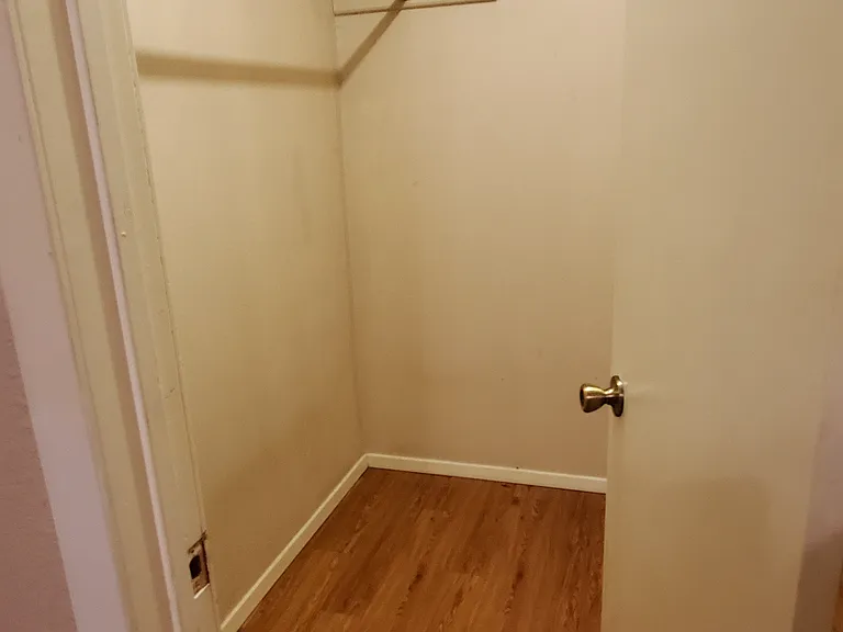 Additional storage off the laundry room area