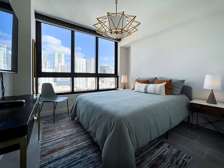 Second Bedroom with Incredible View | Grand Station Miami