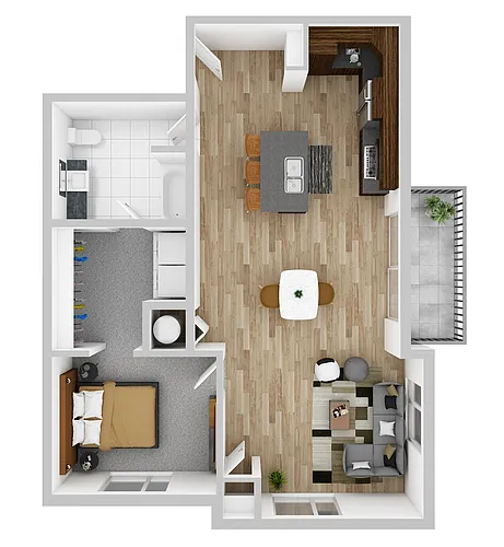 Floor plan Floor Plan F- Market Rate