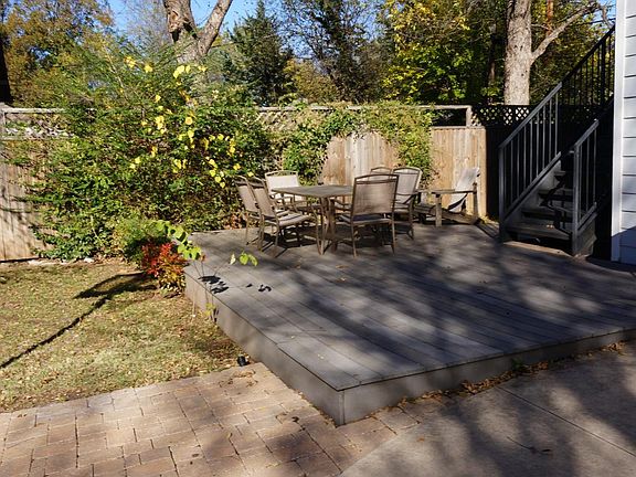 Outdoor downstairs patio