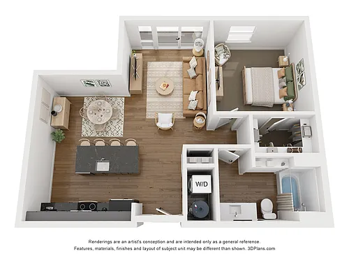 Floor plan B4 1X1