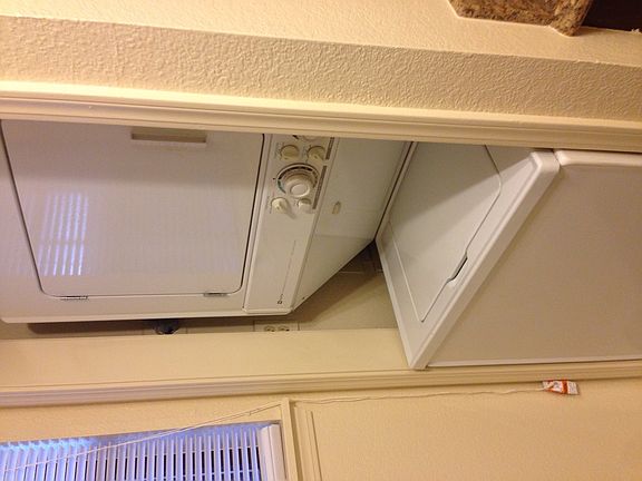 Washer and dryer included