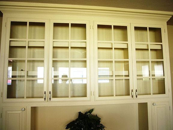 Built-in china cabinet