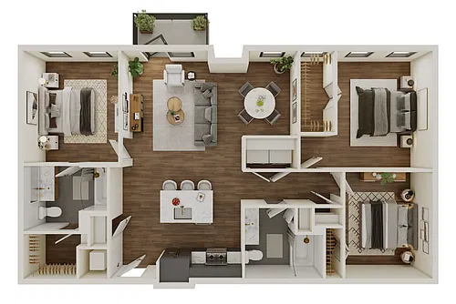 Floor plan Oak