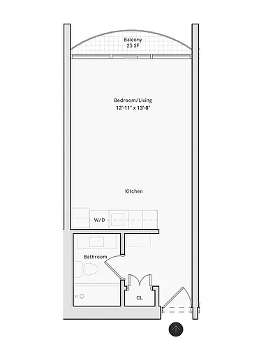 Floor plan Studio C