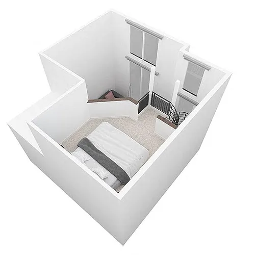 Floor plan Studio Loft