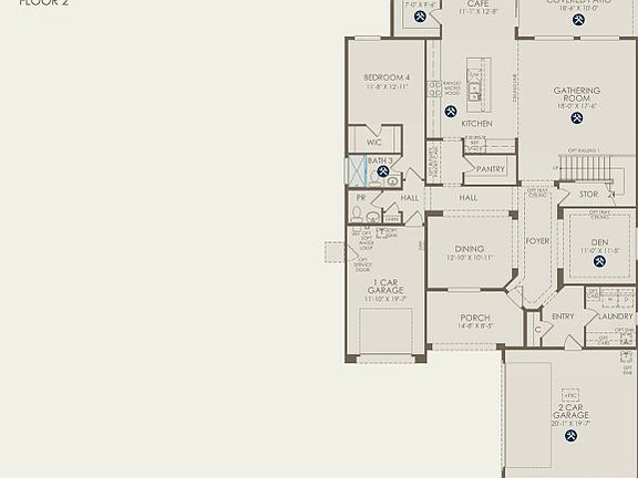 Starwood Floor Plan, Quick Move-in Home, Floor 1