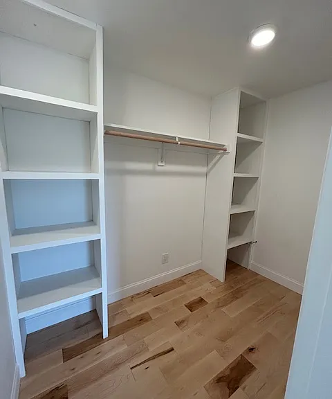 walk in closet bedroom
