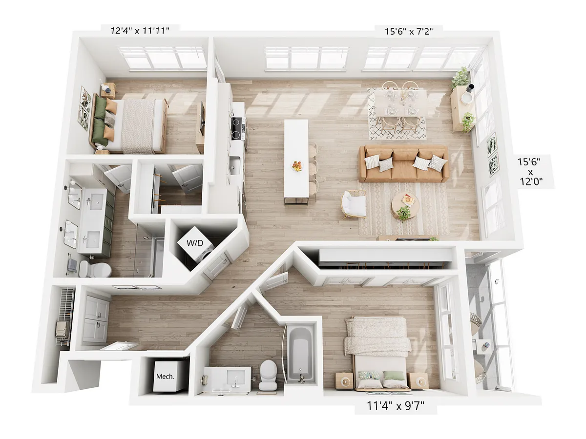 Floor plan B12