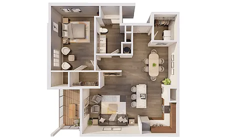 Floor plan 1B