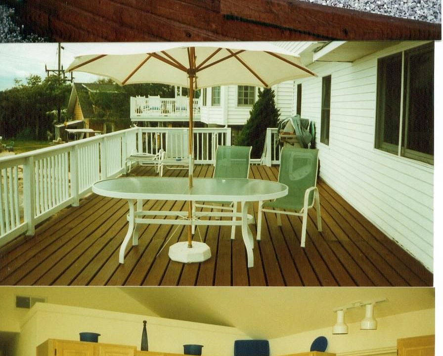 Deck and Kitchen Area