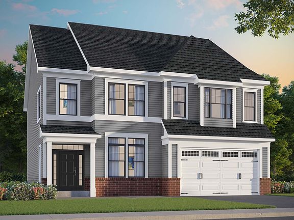 Elevation 2 of the Beckham a home design at Lakeside at Trappe by Brookfield Residential