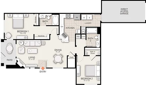 Floor plan Plan C