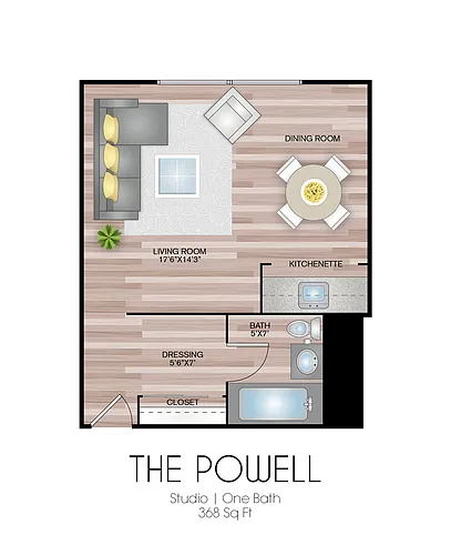 Floor plan The Powell