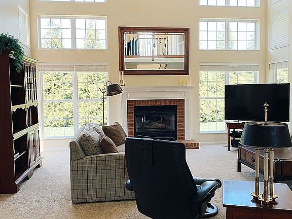 Two story great room