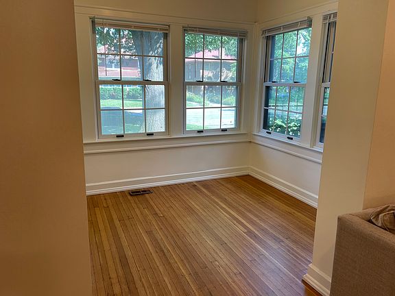Sunroom off of living room.