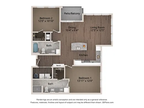 Floor plan B2D